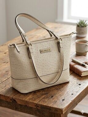 RELIC Women's Cream Tote Bag - Classic Everyday Carry
